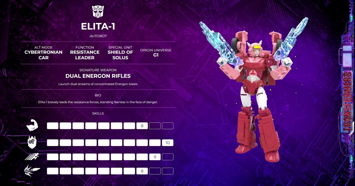 Transformers Legacy Wave 2 Elita 1 Character Bio Image (2 of 6)